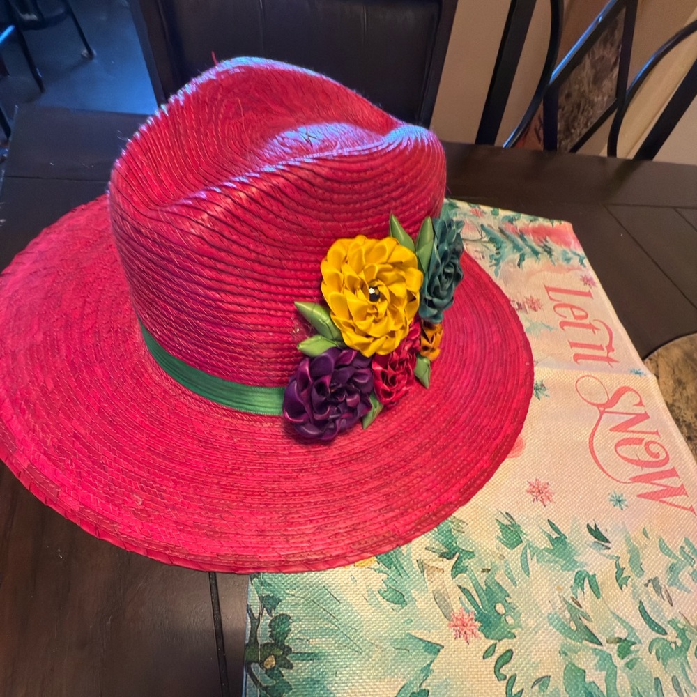 🌸👒 A beautiful Tropical hat brand new never worn 👒🌸